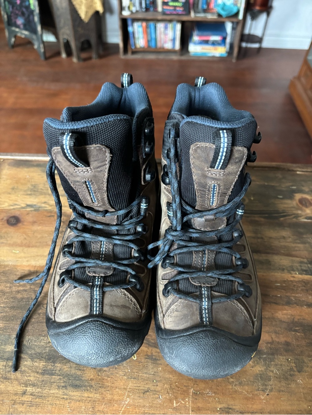 Keen Brown and Black Women's Hiking Boots